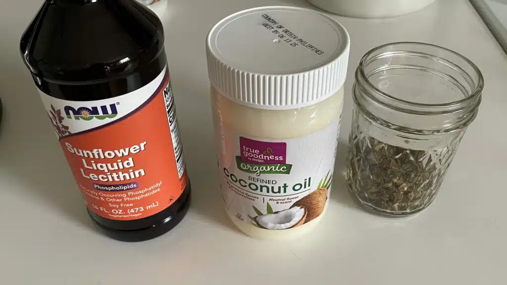 Ingredients needed to infuse oil with CBD